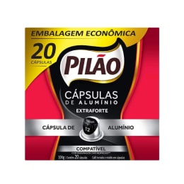 Café Pilão Cápsula Extraforte - 20 unidades - 104 gramas - Cápsulas de Café