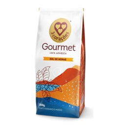 Café, Torrado e Moído, Gourmet Sul de Minas, 3 Corações - Café Moído e em Pó