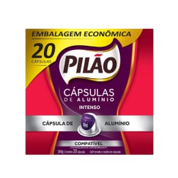 Pilão Cápsulas de Café Intenso - 20 Cápsulas - Cápsulas de Café