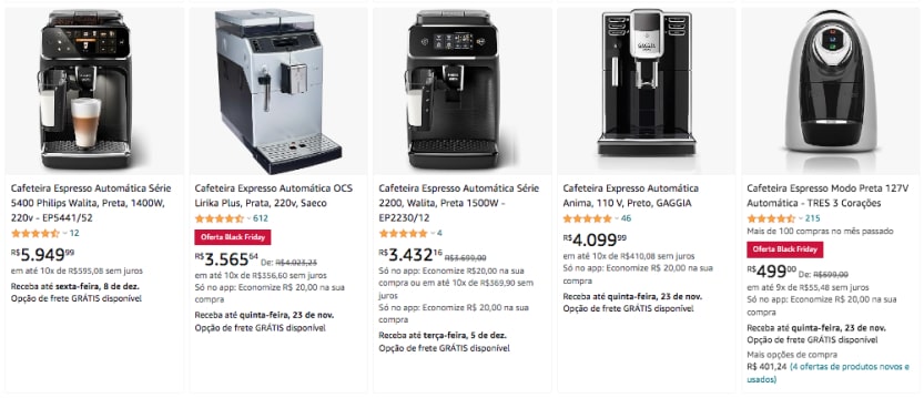cafeteiras expresso automáticas